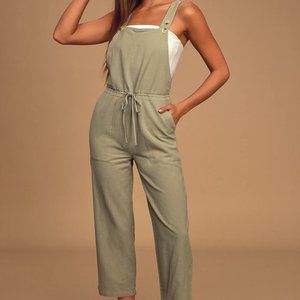 NWT Rhythm Sage Green Jumpsuit